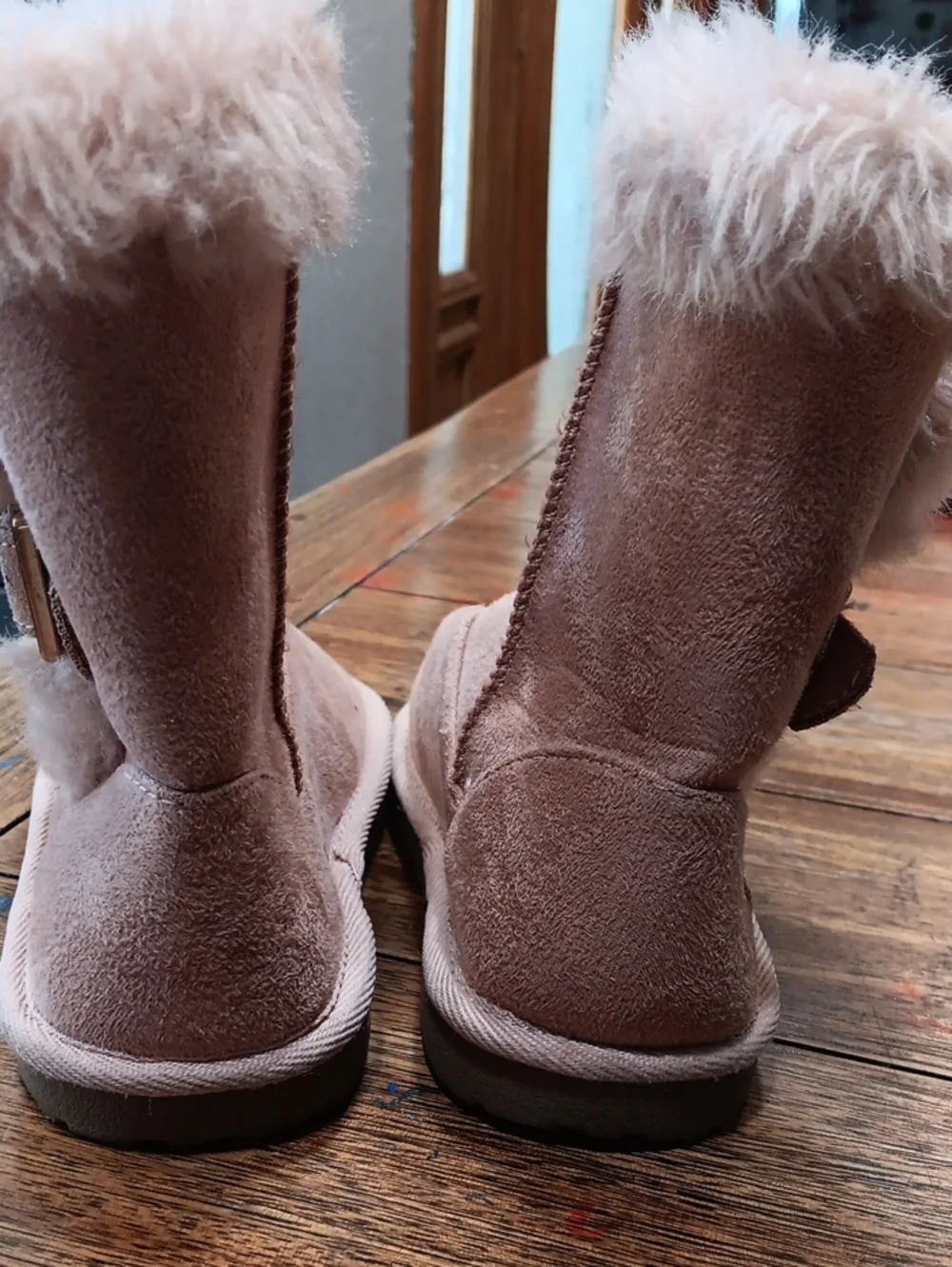 Childrens Place Kids Faux Fur Lined Boot - Pink